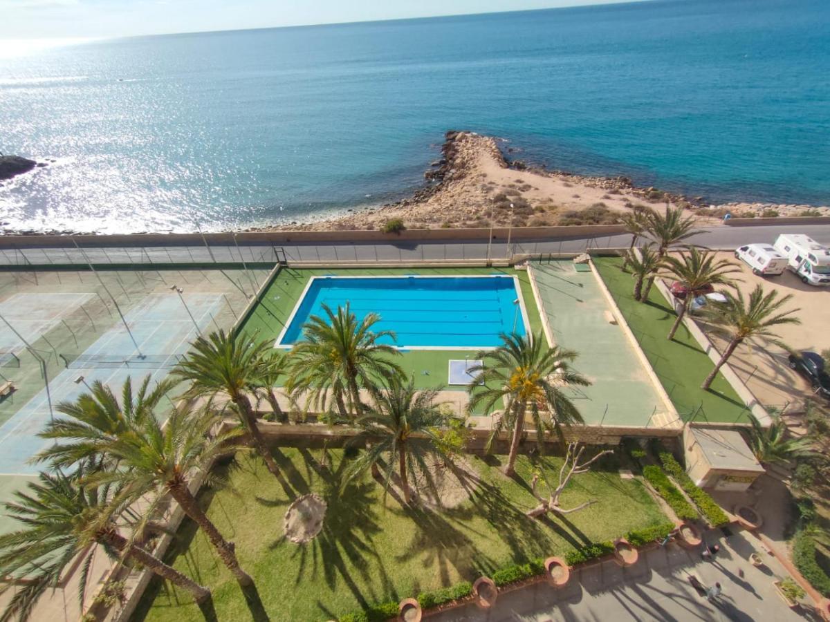Very Lightful Apartment. Incredible Sea Views. Big Terrace, Swimming Pool. Ac. Very Close To Alicante City Center. Екстер'єр фото
