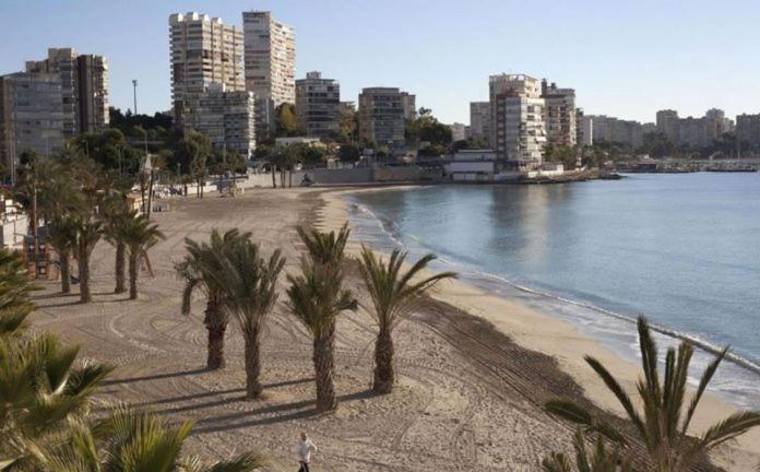 Very Lightful Apartment. Incredible Sea Views. Big Terrace, Swimming Pool. Ac. Very Close To Alicante City Center. Екстер'єр фото